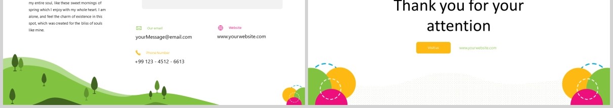 创意彩色儿童教育PPT图片排版模板Kidza  Education Powerpoint Template