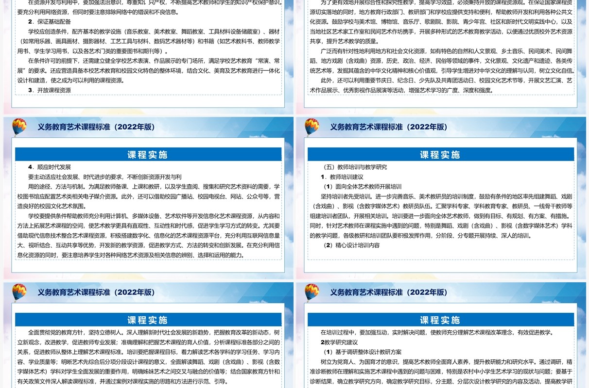 2022年义务教育艺术新课程标准全文内容解读PPT课件