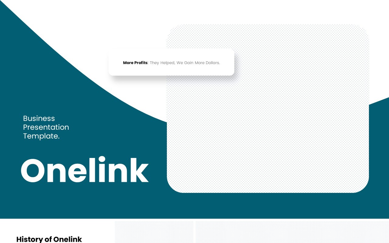 简约公司产品展示项目汇报PPT模板（无图可插图）Onelink No Image
