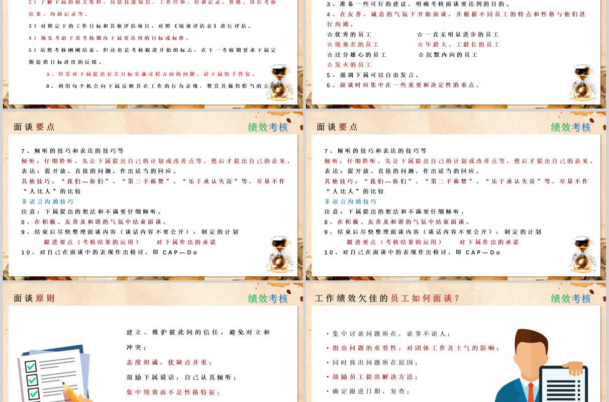 公司绩效考核培训PPT模板