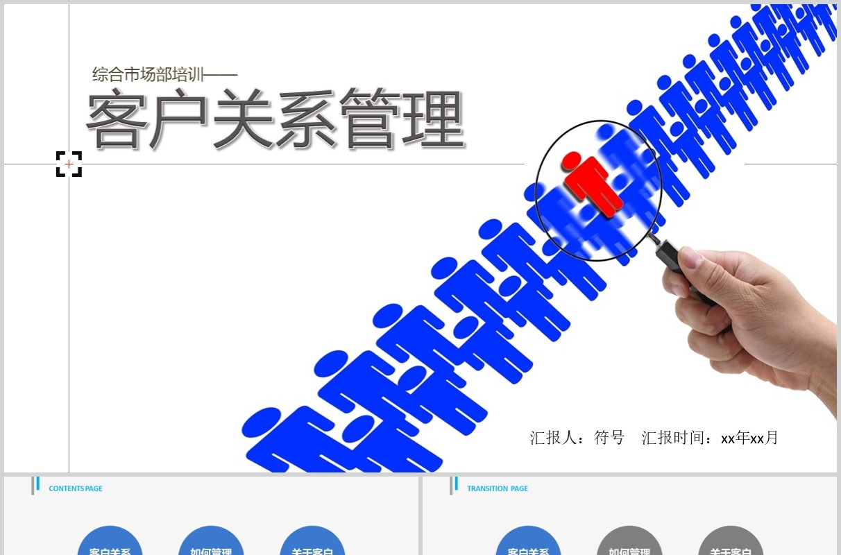 客户关系企业销售管理培训PPT课件模板