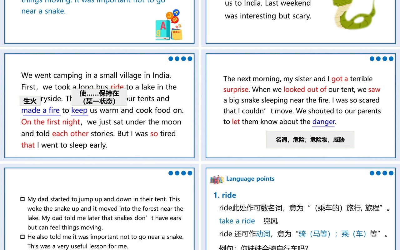 人教版七年级英语下册What did you do last weekend第四课时PPT模板