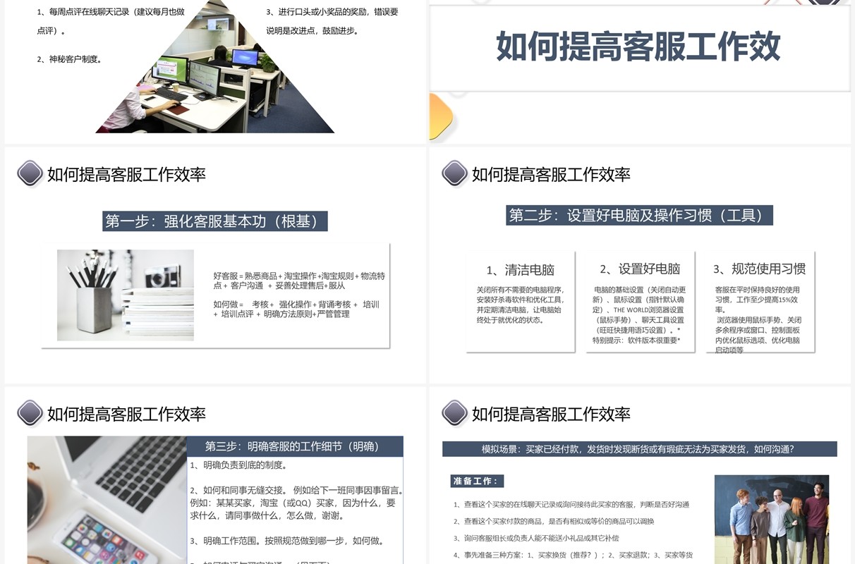 2022年打造金牌客服队伍企业培训PPT模板