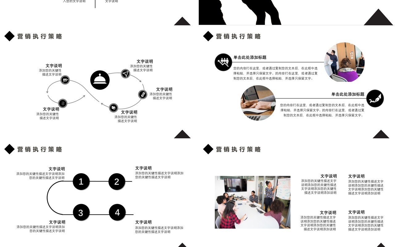 商务风2021市场营销计划工作汇报总结报告通用PPT模板