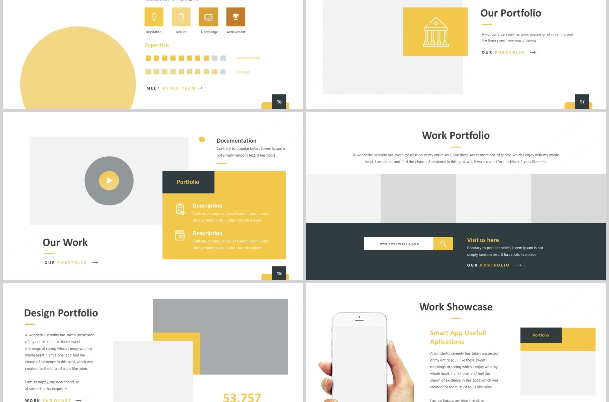 教育行业图片排版PPT模板Bostona - Education Powerpoint Template