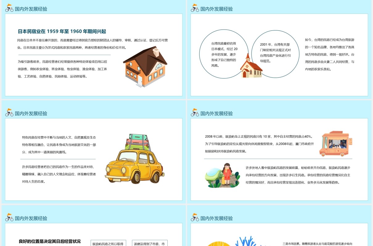 国内外民宿发展的经验与借鉴动态PPT