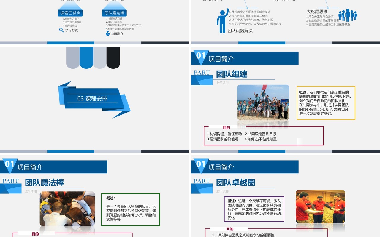 企业文化团队凝聚力员工培训PPT模板2