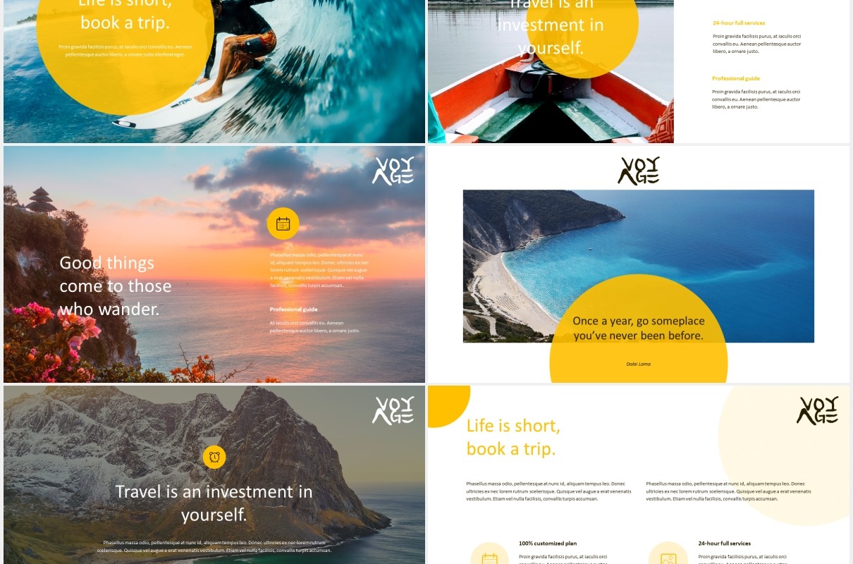 远航旅游商务宣传展示PPT模板voyage travel business powerpoint template