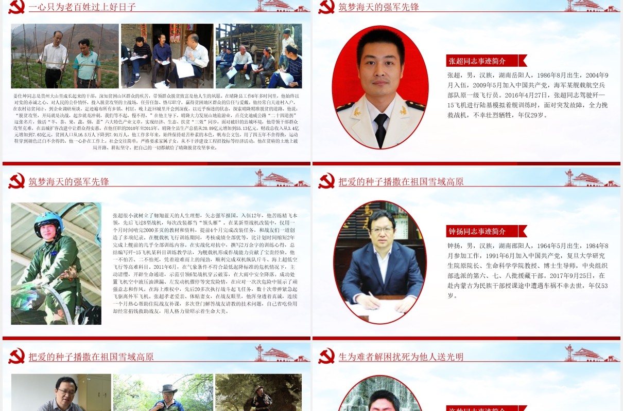 争做合格党员向全国优秀共产党员学习党建党课PPT模板
