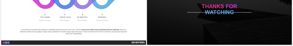 创意数据可视化图表PPT素材模板seventeen powerpoint template