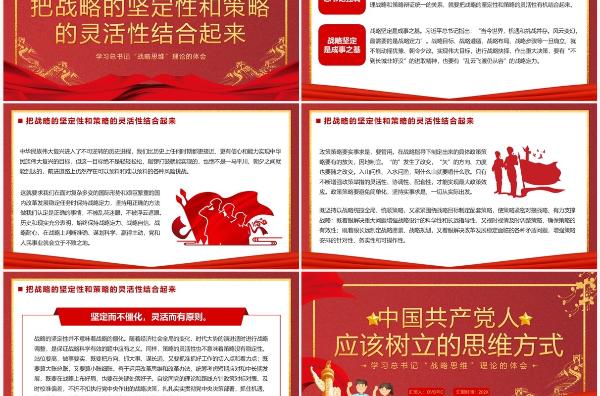 中国共产党人应该树立的思维方式PPT模板