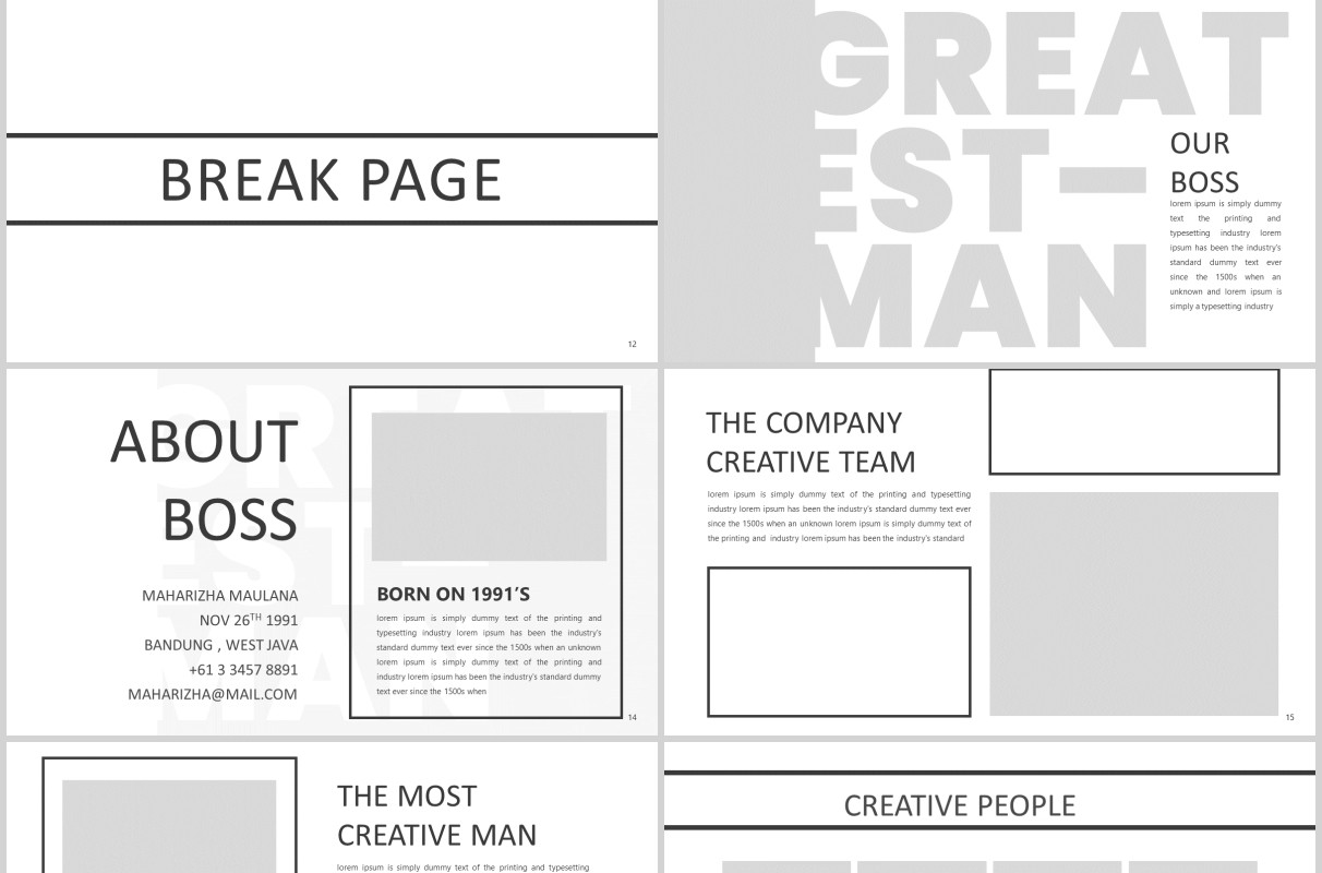新闻大事件版式排版PPT模板总结汇报Breaking News Powerpoint Template