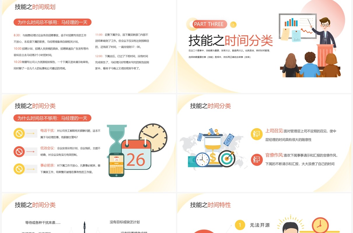 职业技能之把时间管理变成一种习惯技能培训PPT模板
