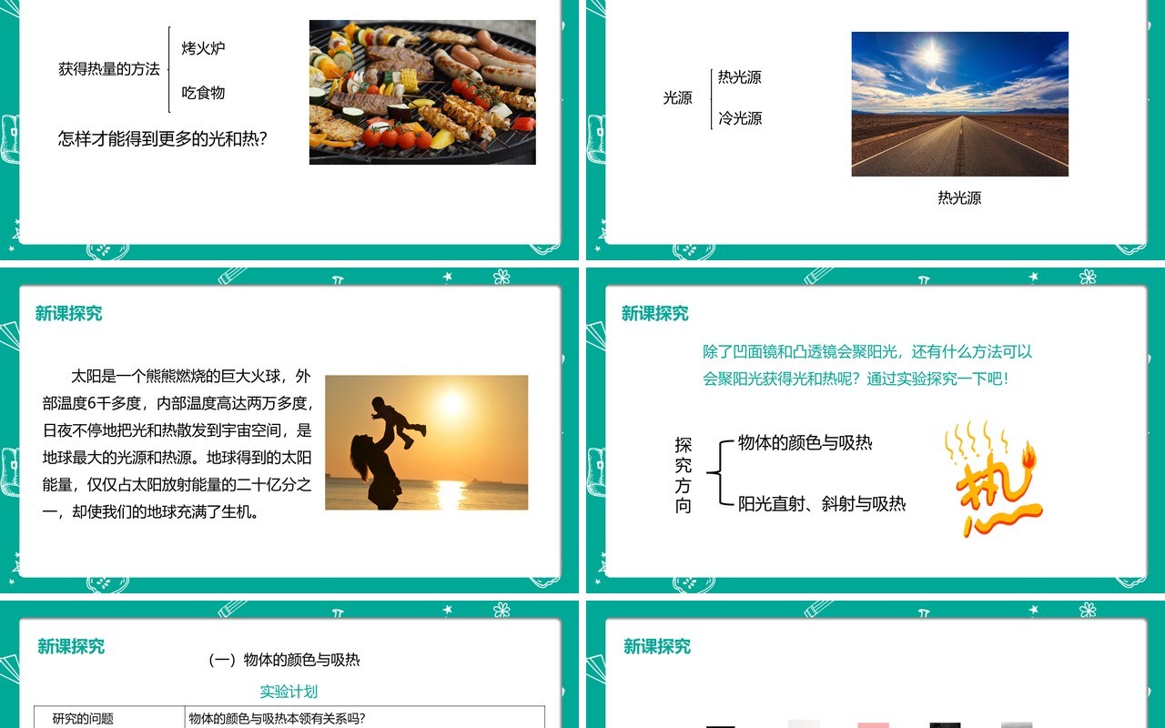 部编版五年级科学上册怎样得到更多的光和热PPT模板