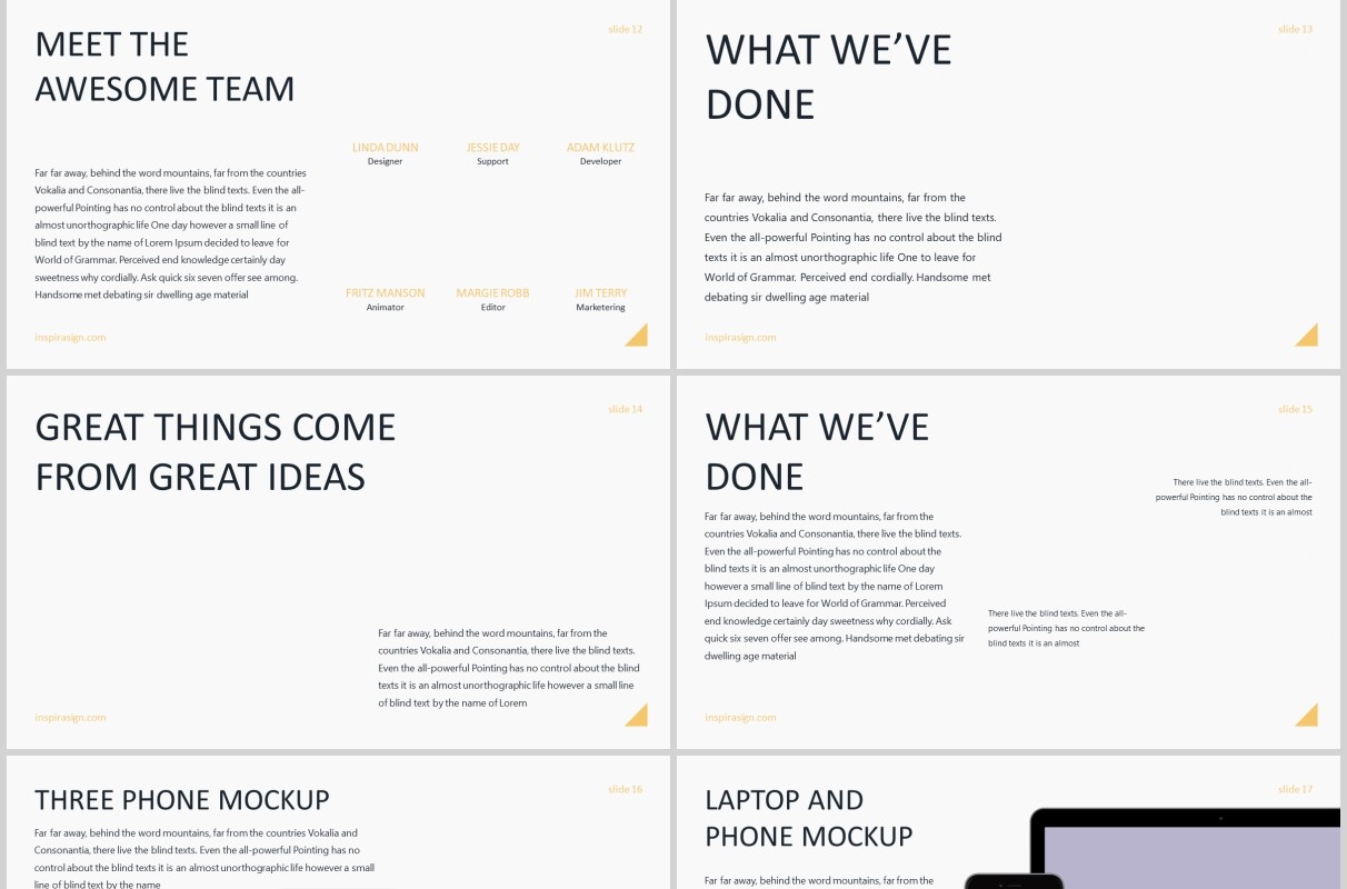 简约产品展示项目计划PPT模板排版设计UNQ Powerpoint Presentation Template