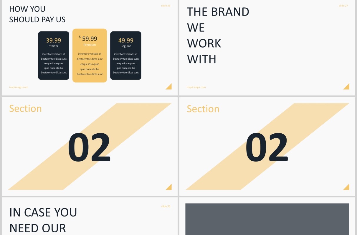 简约产品展示项目计划PPT模板排版设计UNQ Powerpoint Presentation Template