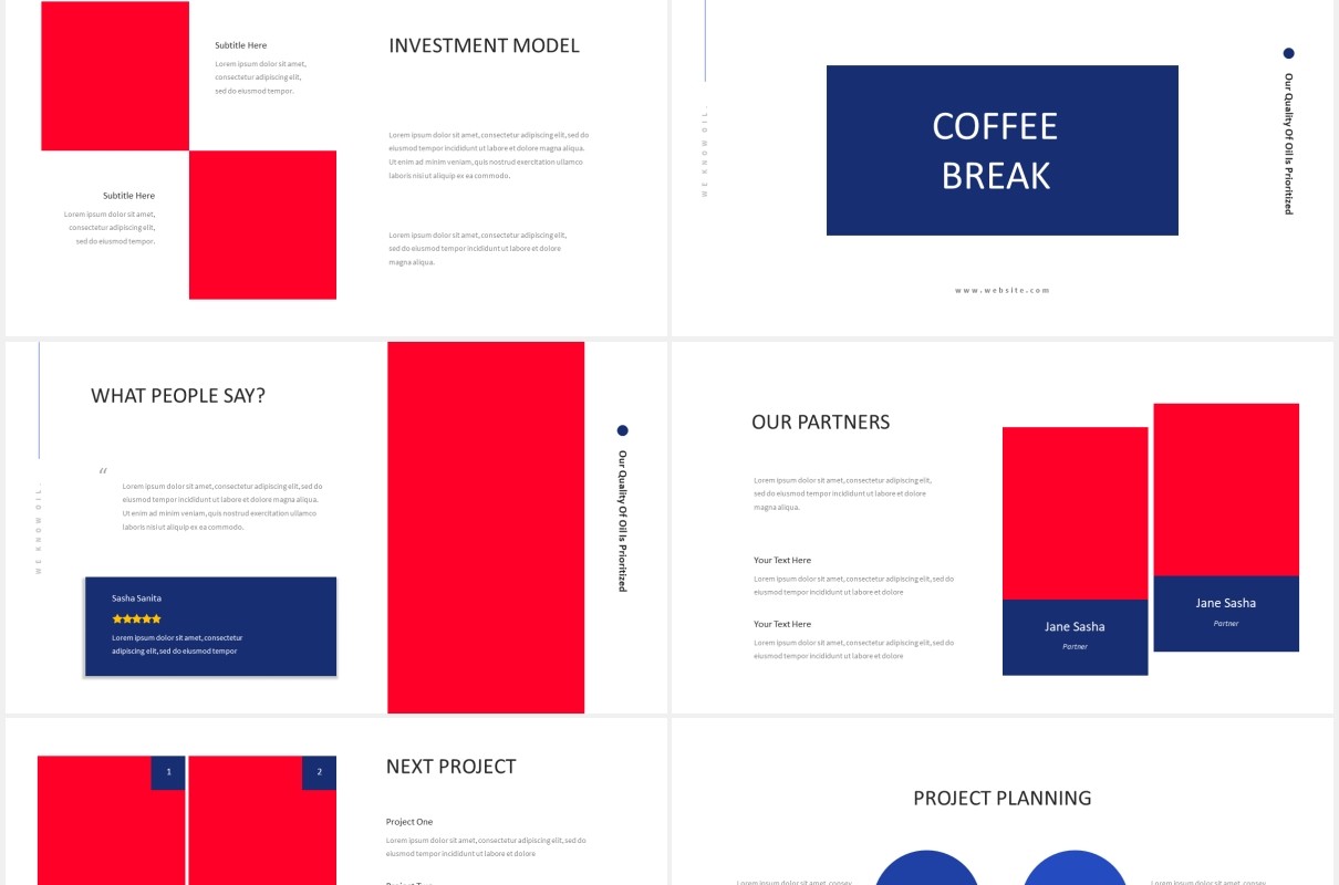 油天然气煤气公司PPT图片排版设计素材Oil & Gas Powerpoint Presentation Template