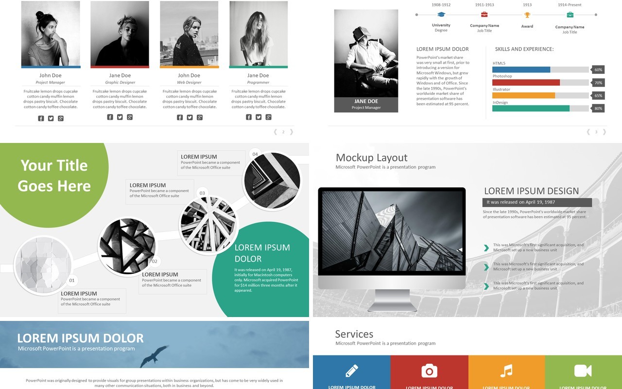 高端大气商业报告PPT模板