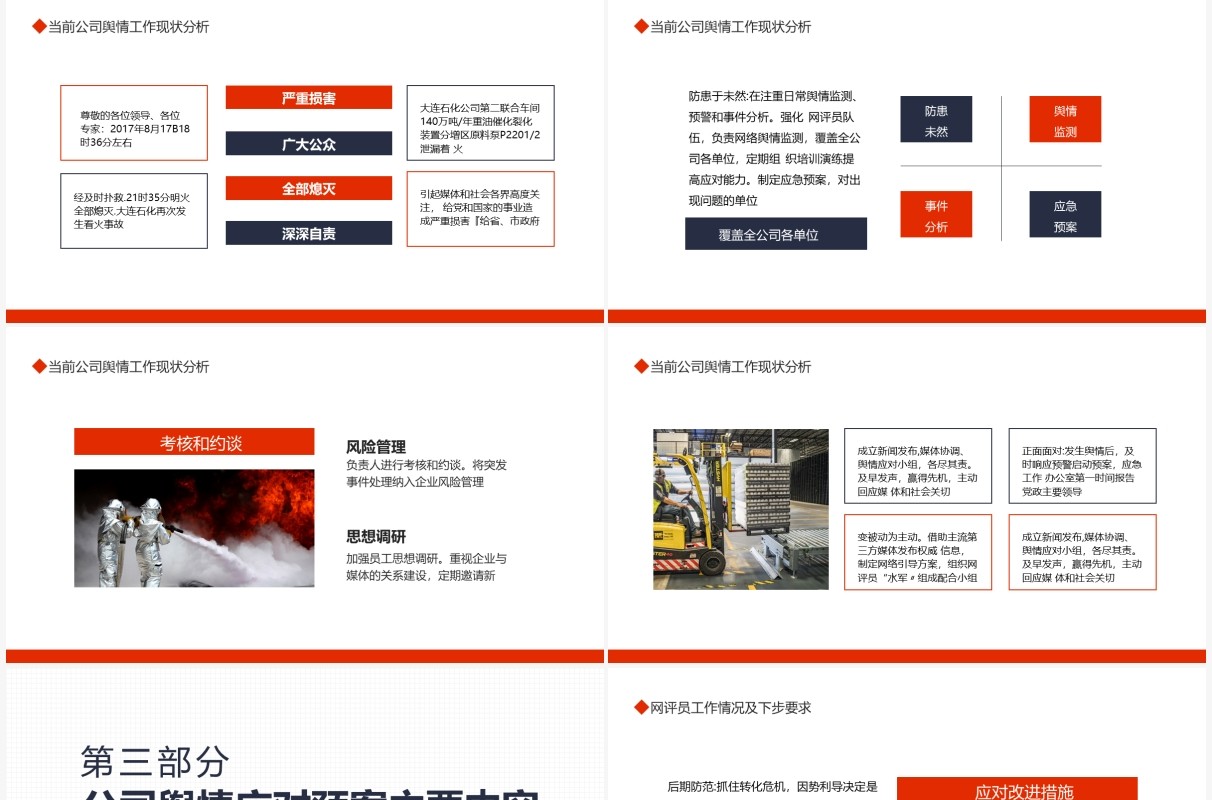 石化公司网络舆情突发事件预案说明动态PPT模板
