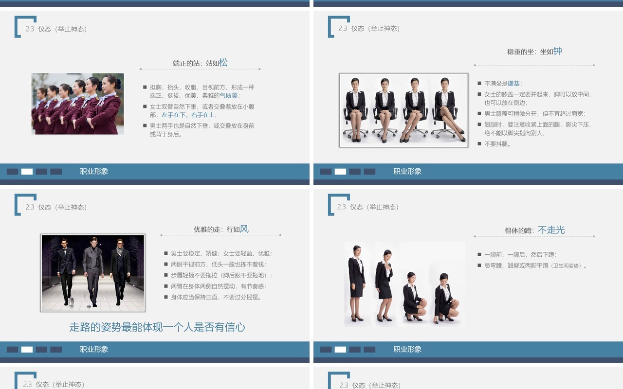 企业员工培训之商务礼仪培训课件PPT模板