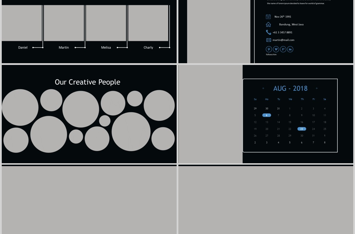 深色商业计划书公司产品项目介绍简介PPT模板Gishery   Powerpoint Template