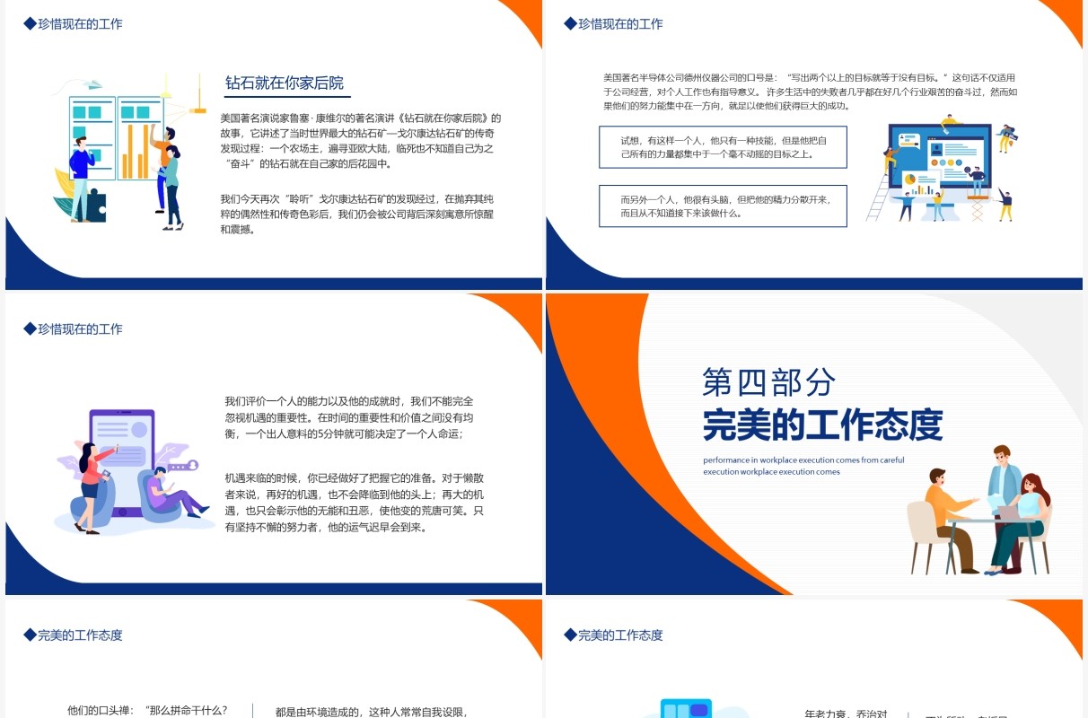 企业员工入职培训你在为谁工作动态PPT模板