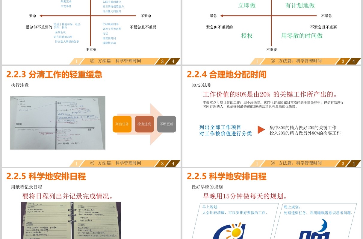 高校时间管理技能培训PPT模板
