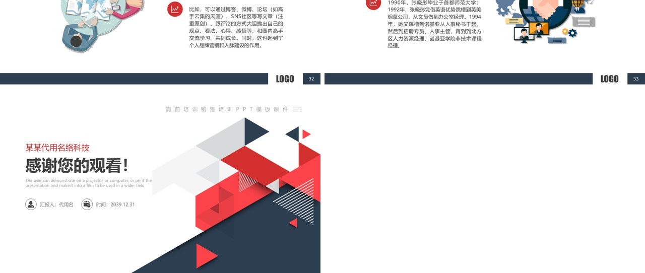 人力资源工作计划总结汇报PPT模板5