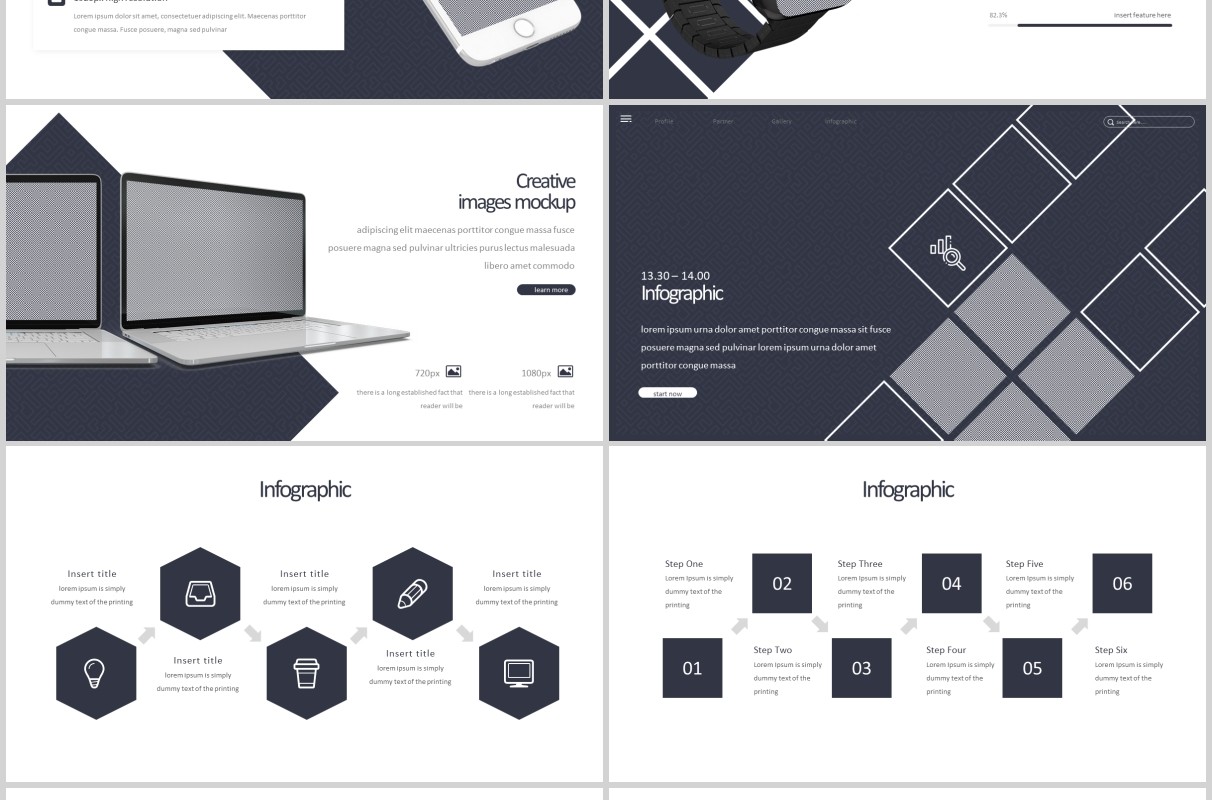 公司简介个人简历PPT模板版式设计Libre Powerpoint Template