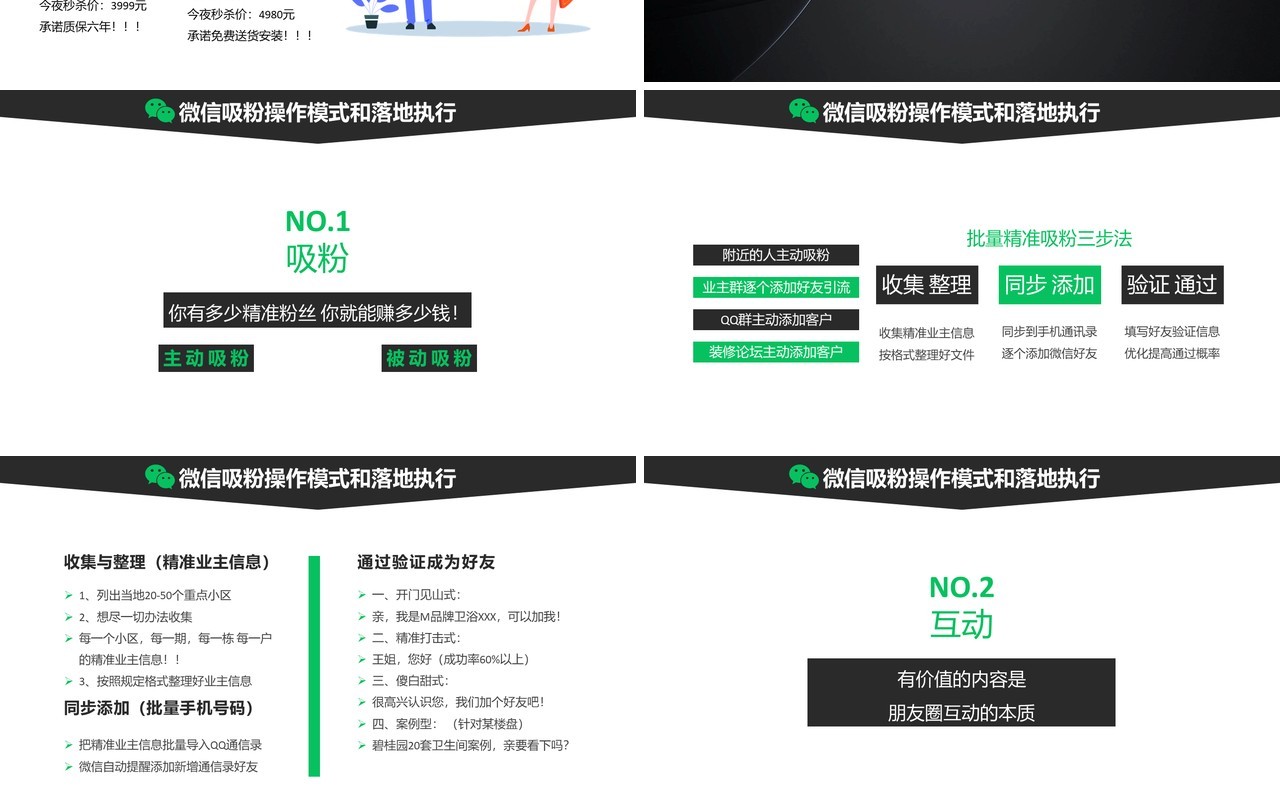 2021新零售时代之微信社群营销方案企业活动策划PPT模板