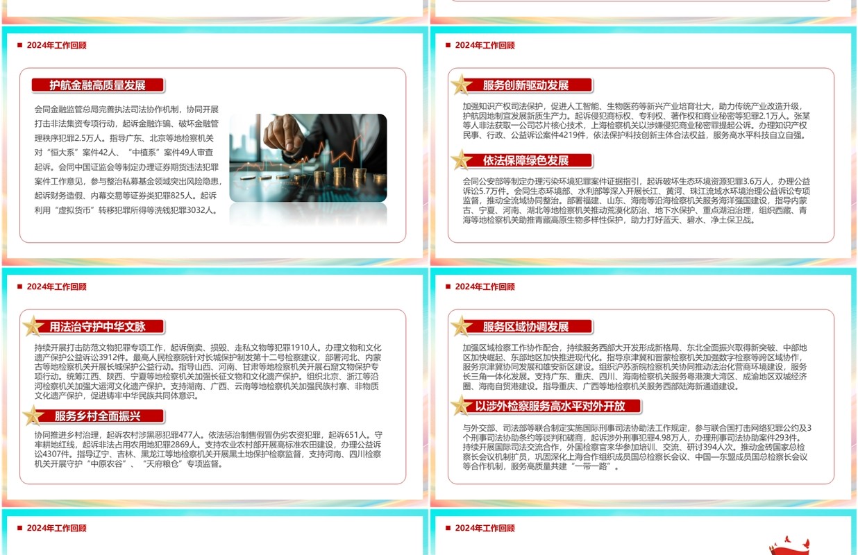 2025最高人民检察院工作报告PPT模板
