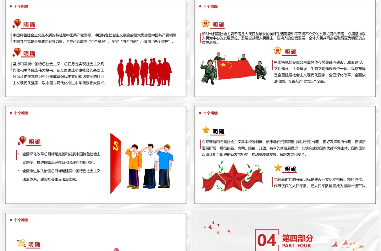 红色党政风第三个历史决议学什么怎么学PPT模板