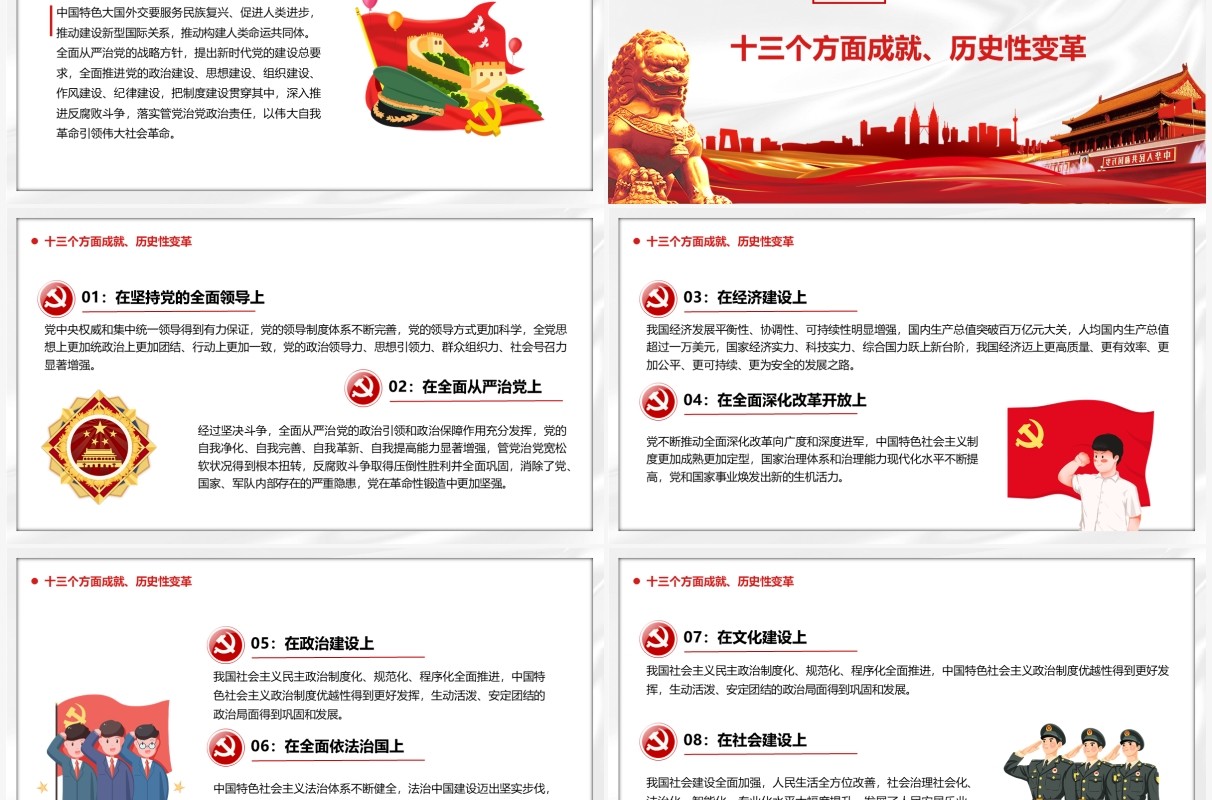 红色党政风第三个历史决议学什么怎么学PPT模板