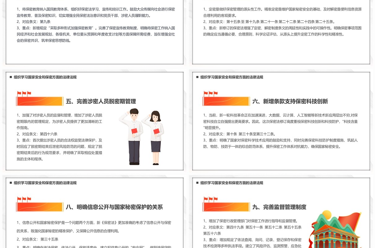 红色在总体国家安全观创新引领下PPT模板
