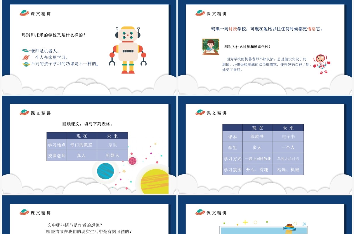 部编版六年级语文下册他们那个时候多有趣啊课件PPT模板