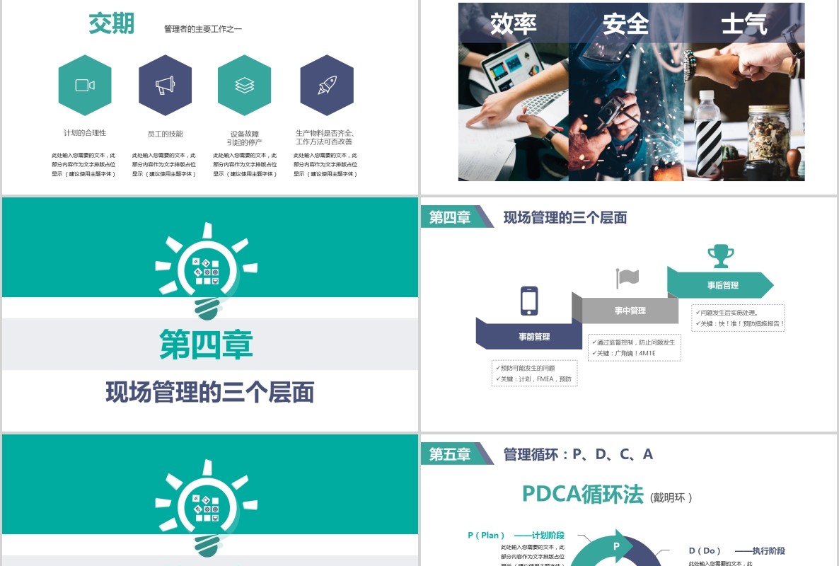 绿色企业公司现场管理培训课件通用PPT模板