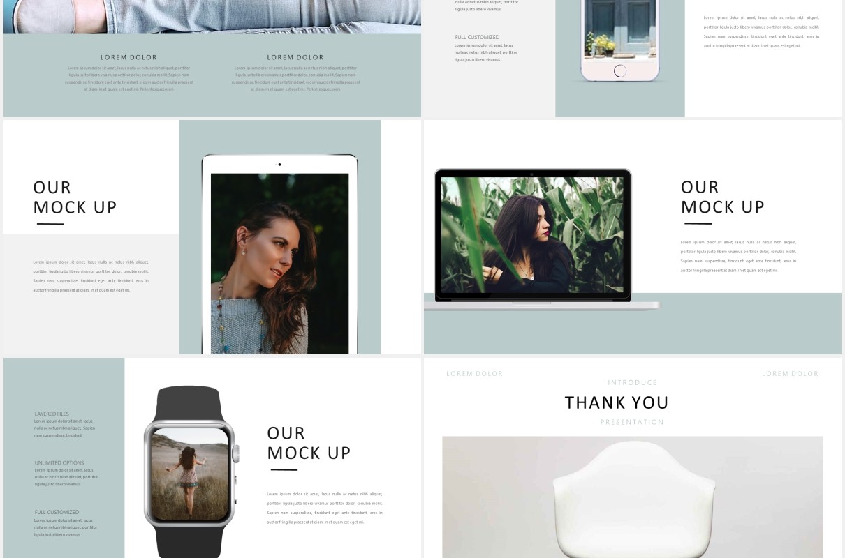 商业公司产品展示PPT模板Catherine - Powerpoint Template Business Company