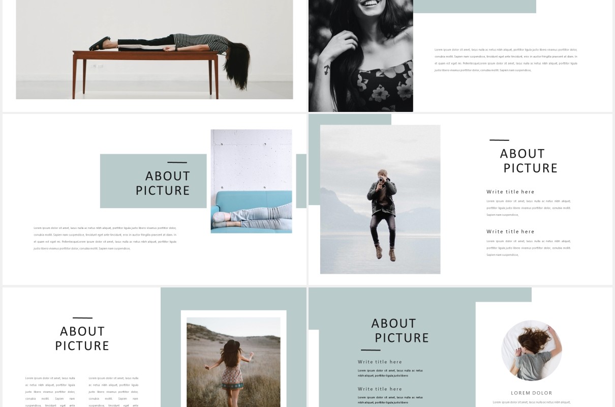 商业公司产品展示PPT模板Catherine - Powerpoint Template Business Company