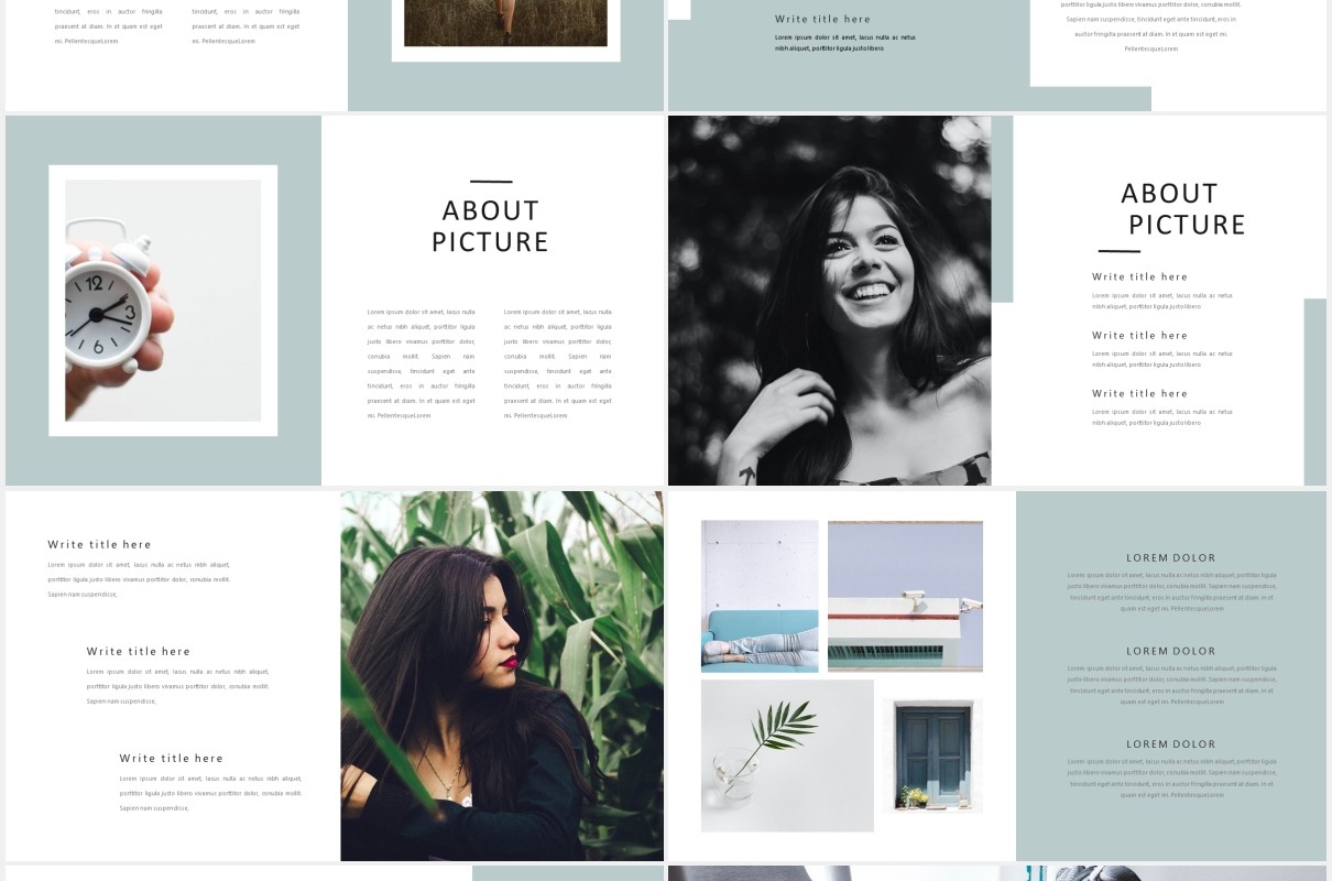 商业公司产品展示PPT模板Catherine - Powerpoint Template Business Company