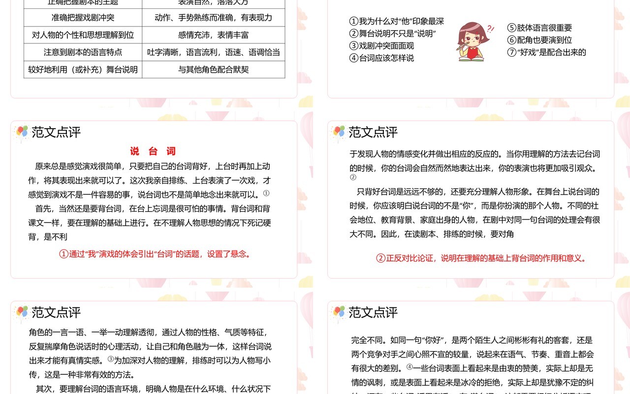 部编版九年级语文下册演出与评议课件PPT模板