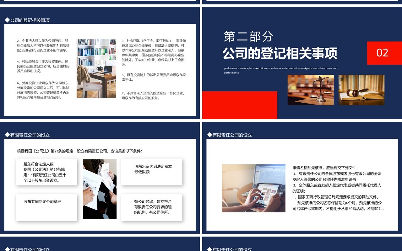 公司法基础知识讲座动态PPT模板