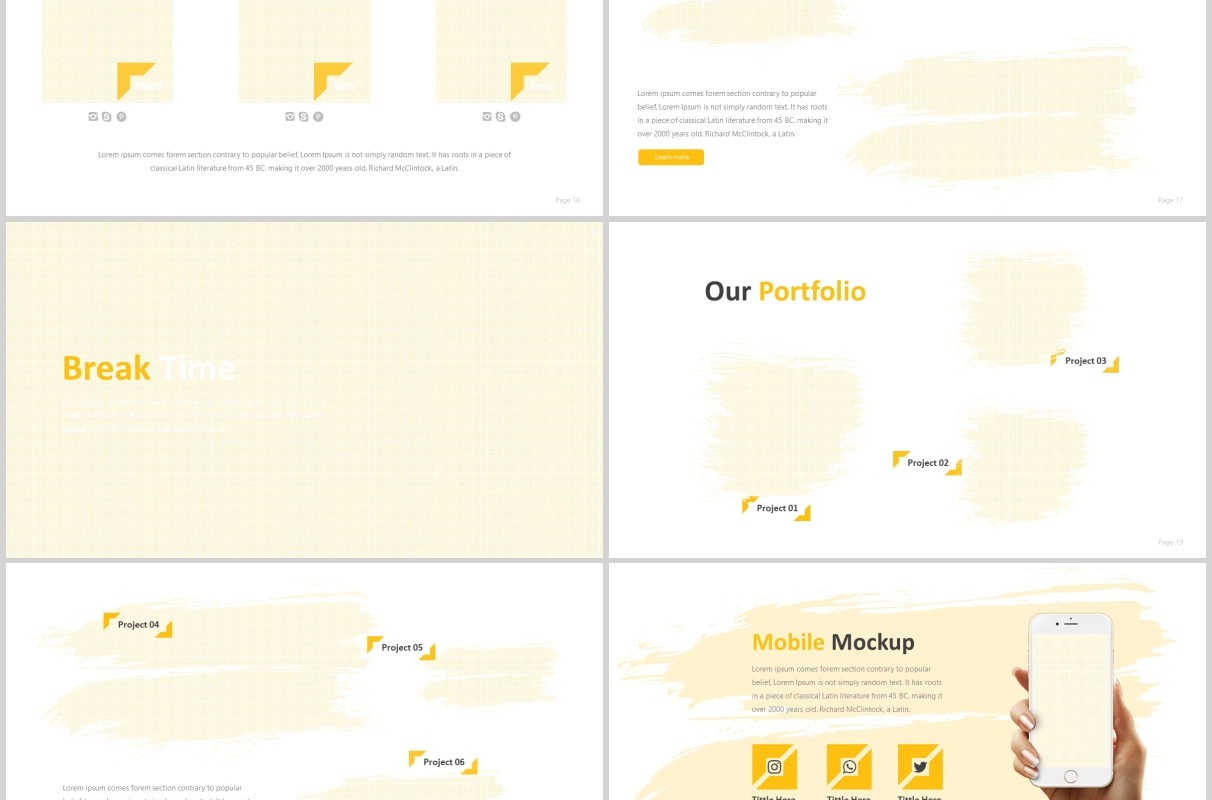 徒步旅行者旅游计划书PPT模板图文排版设计Hikers - Powerpoint Template