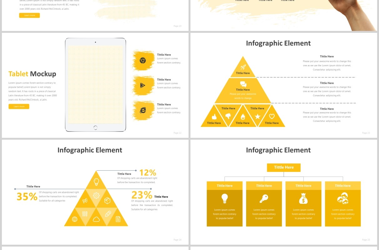徒步旅行者旅游计划书PPT模板图文排版设计Hikers - Powerpoint Template