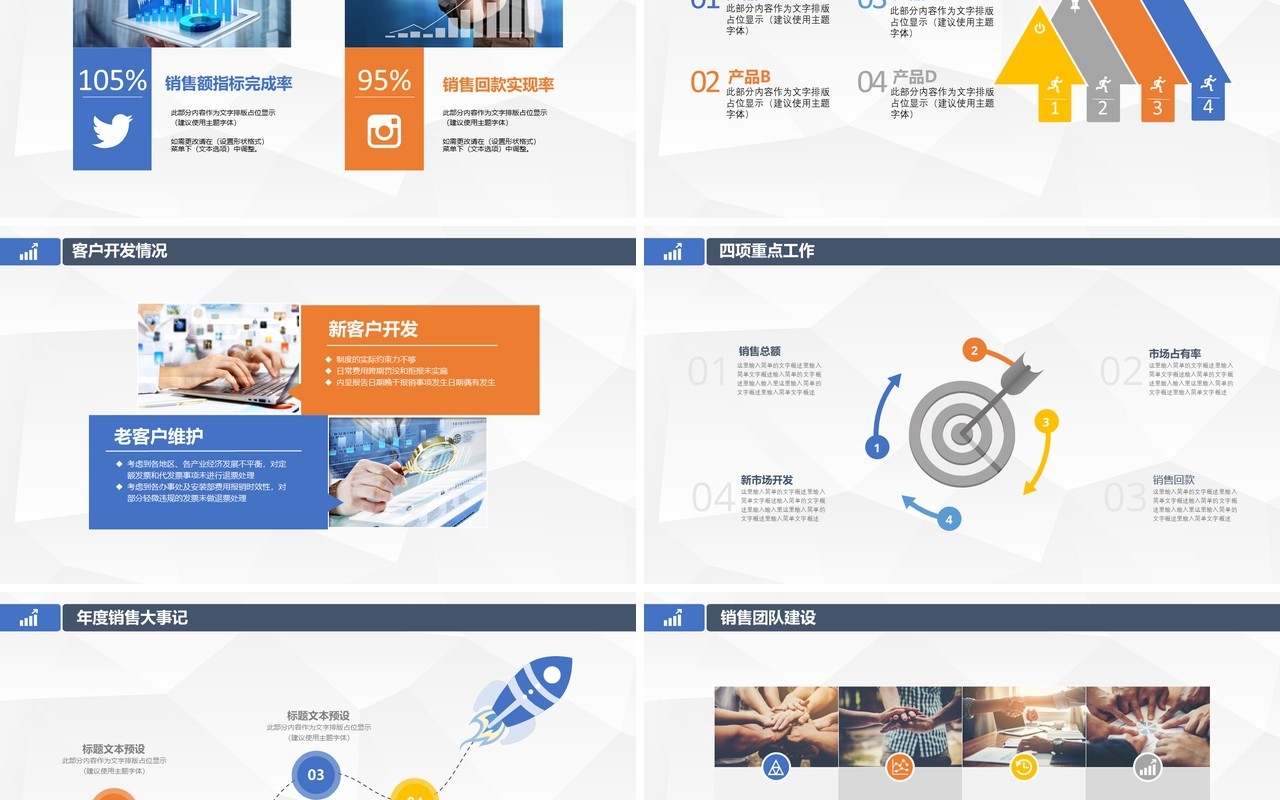 个人工作总结PPT工作汇报ppt