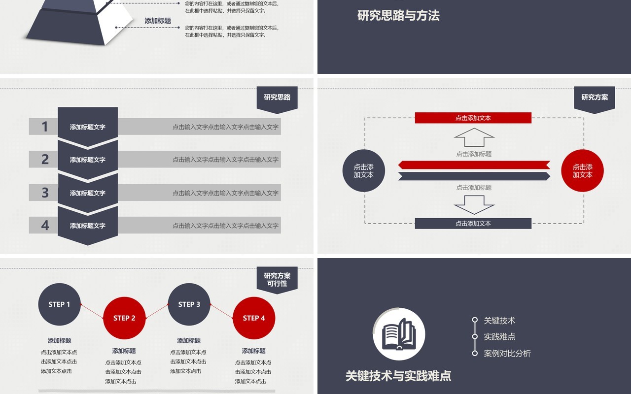 高端课题汇报毕业设计论文答辩报告