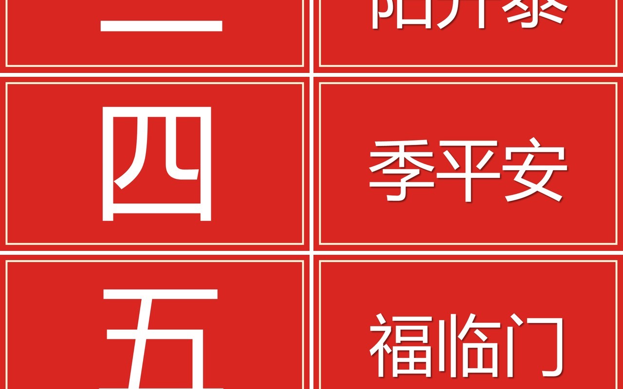 红色中国风春节贺岁PPT快闪模板