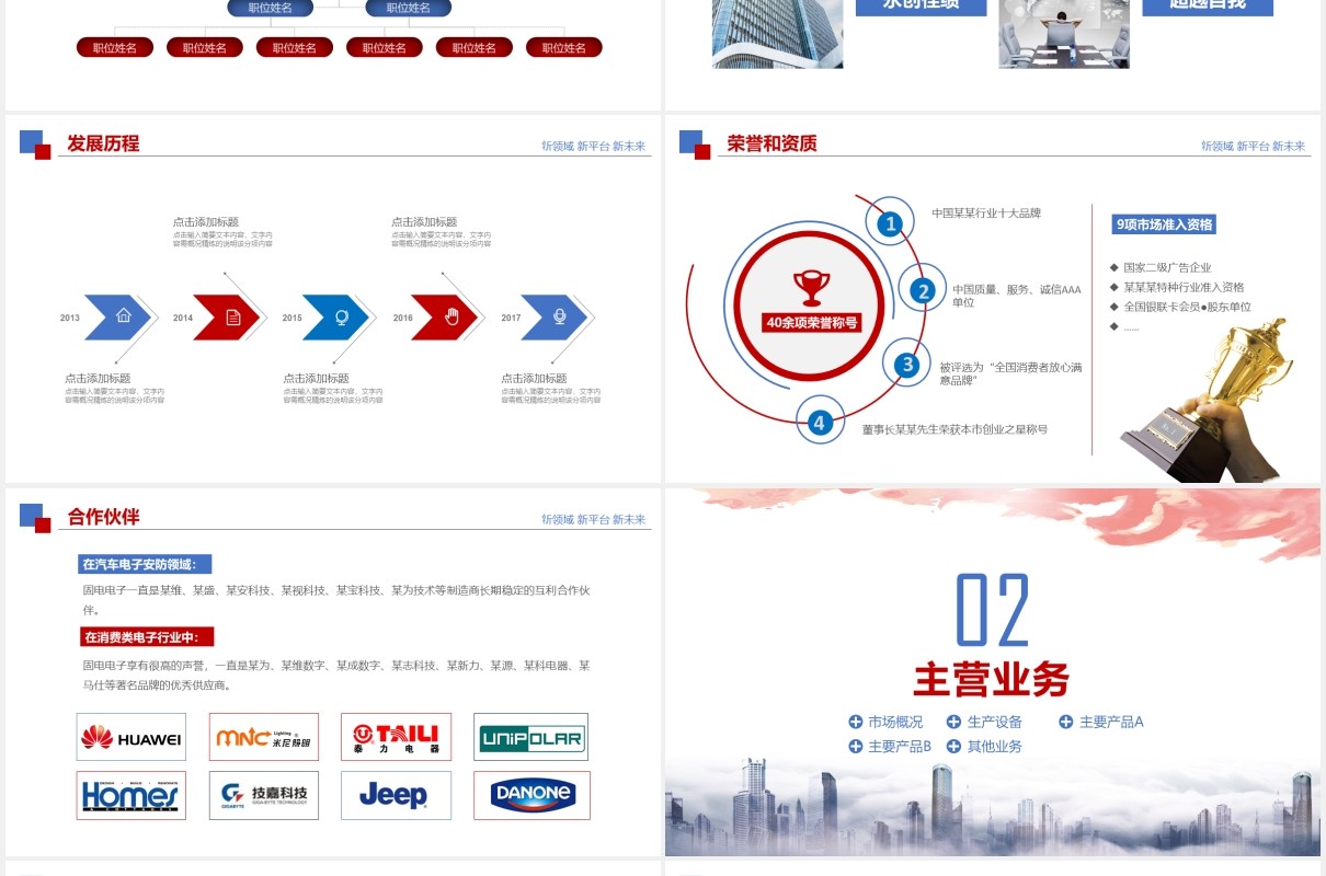 帆船企业简介公司宣传介绍PPT模板
