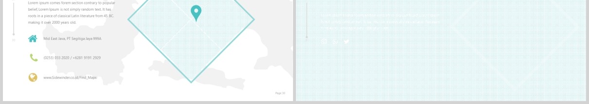 简洁公司介绍项目产品简介PPT模板版式设计Sidewinder Powerpoint Template