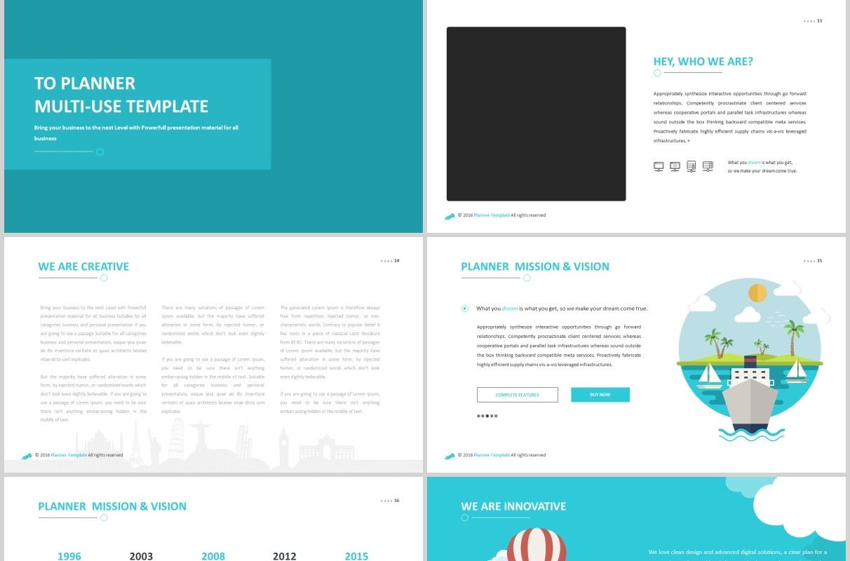 高端旅游项目计划书PPT模板信息图表Travel Powerpoint Template