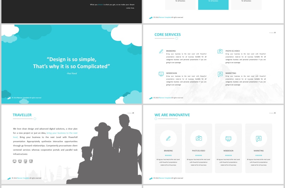 高端旅游项目计划书PPT模板信息图表Travel Powerpoint Template